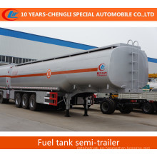 Semi remolque del tanque de combustible de los ejes del semi remolque 3 del tanque de aceite